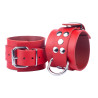 The Red Menottes en cuir Ultra rouges